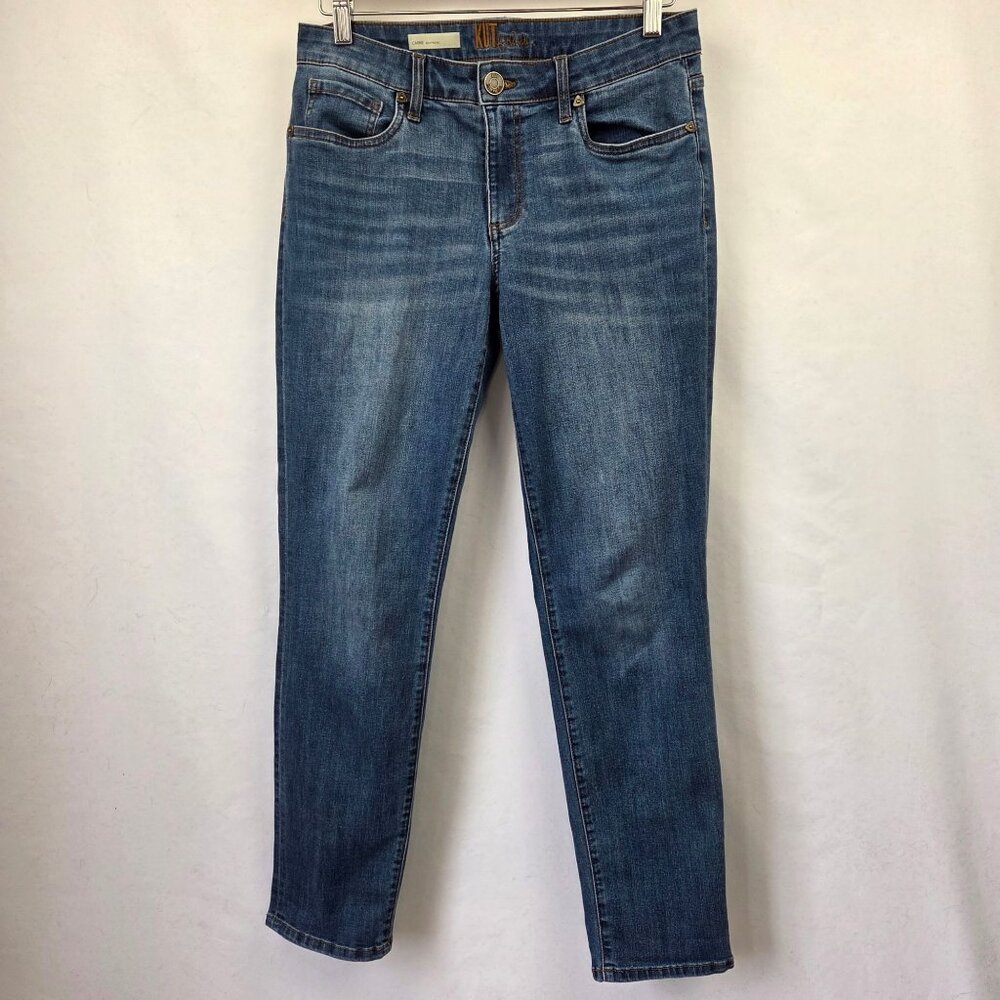 Kut From The Kloth Carrie Boyfriend Mid-Rise Light Wash Jeans Size 6